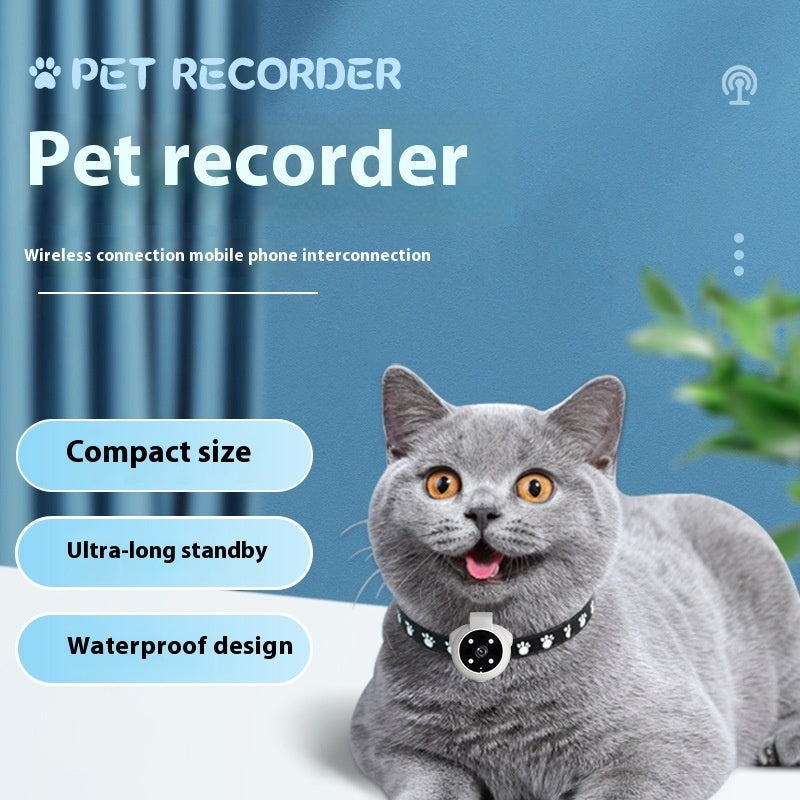 Pet Camera Recorder for Collar or Harness