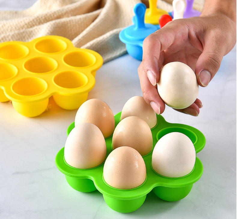 7-Hole Silicone Homemade Popsicle Multifunctional Ice Tray Mold