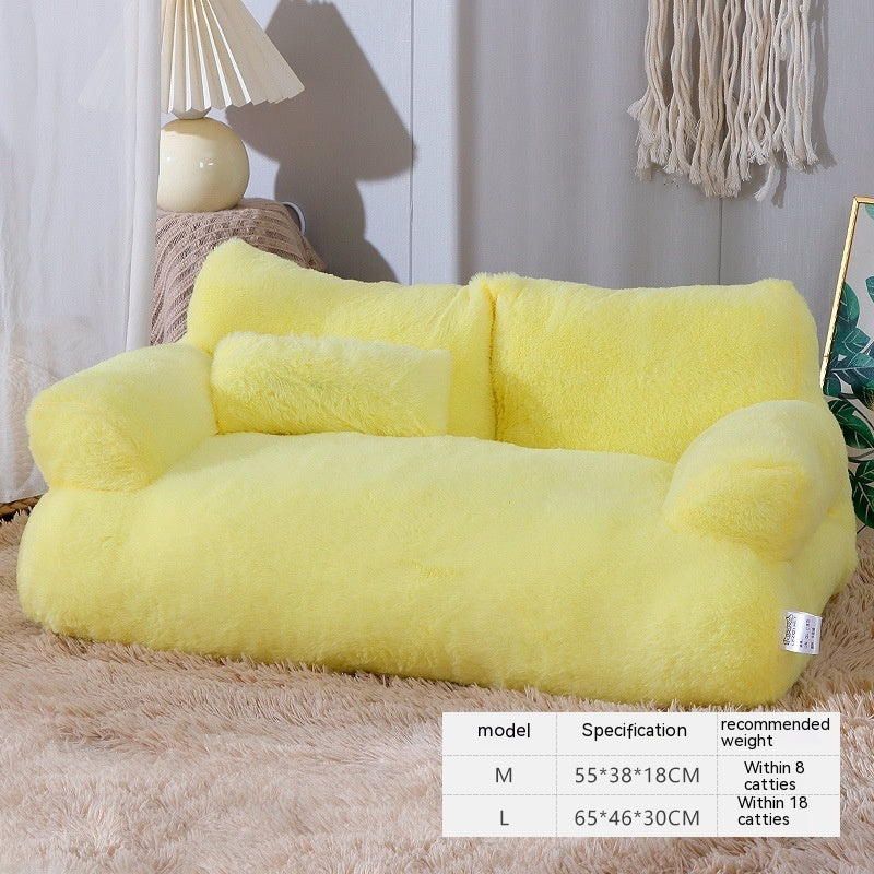 Luxury Plush Pet Sofa