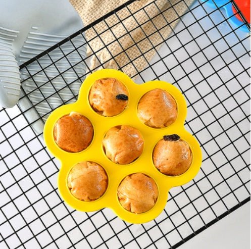 7-Hole Silicone Homemade Popsicle Multifunctional Ice Tray Mold