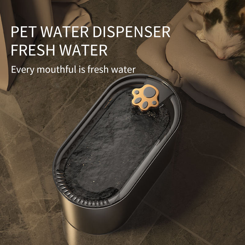 Automatic Water Fountain with Filter For Dogs and Cats With LED Light