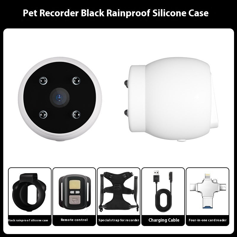 Pet Camera Recorder for Collar or Harness
